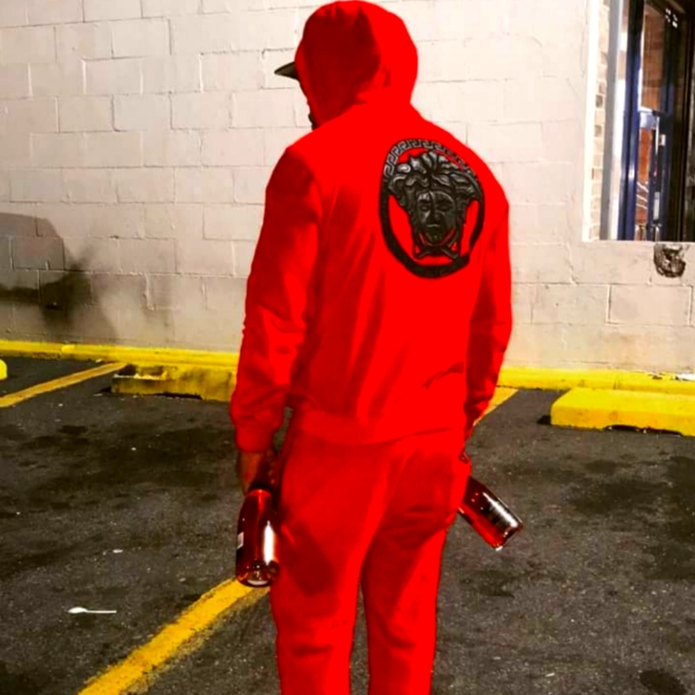 Authentic Versace Velour Sweatsuit